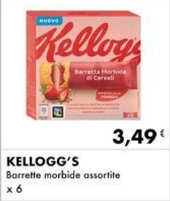 Iper Tosano KELLOGG'S Barrette morbide assortite x 6 offerta
