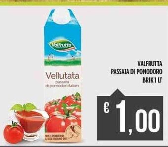 VALFRUTTA PASSATA DI POMODORO BRIK 1 LT