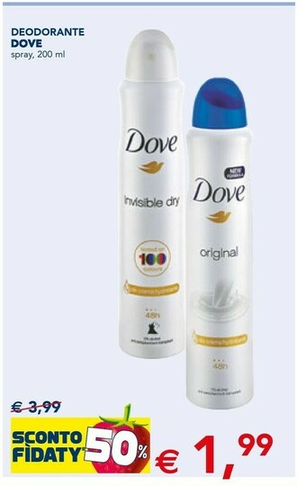 Esselunga Dove Deodorante Spray offerta