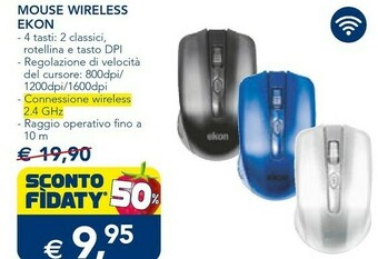 Esselunga Ekon Mouse Wireless offerta