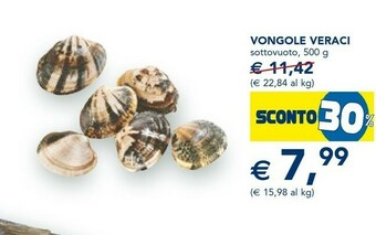 Esselunga Vongole Veraci Sottovuoto offerta