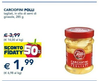 Esselunga Polli Carciofini Tagliati offerta