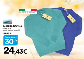 Ipercoop MAGLIA DONNA offerta
