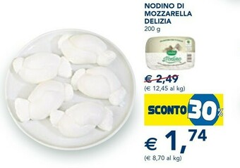 Esselunga Delizia Nodino Di Mozzarella offerta