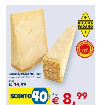 Esselunga Grana Padano DOP offerta
