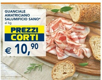Esselunga Salumificio Sano Guanciale Amatriciano offerta