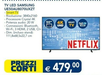 Esselunga Samsung TV LED UE50AU8070UXZT offerta