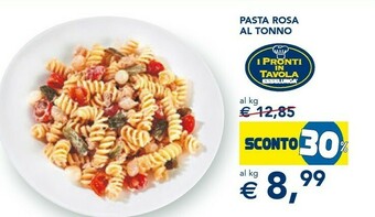Esselunga I pronti in tavola Pasta Rosa Al Tonno offerta