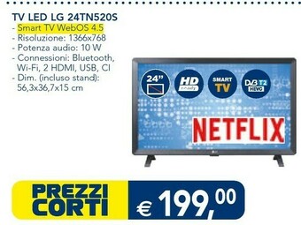 Esselunga LG Tv Led 24tn52os offerta