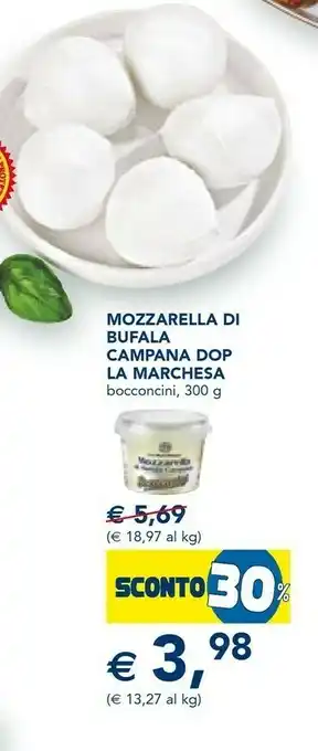 Esselunga La marchesa Mozzarella Di Bufala Campana DOP offerta