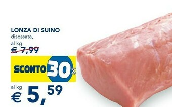 Esselunga Lonza Di Suino Disossata offerta