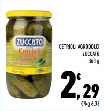 CETRIOLI AGRODOLCI ZUCCATO 360 g