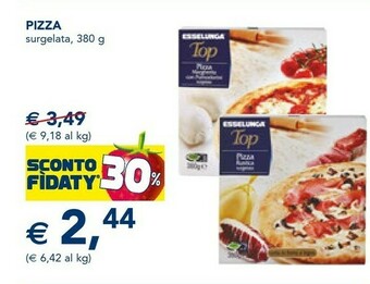Esselunga Esselunga - Pizza Rustica Surgelata Top 380 G(ml) offerta