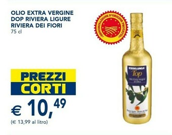 Esselunga Riviera ligure Olio Extra Vergine Di Oliva 750 G(ml) offerta