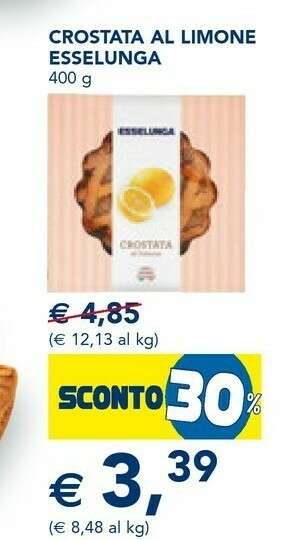 Esselunga Esselunga Crostata Al Limone offerta