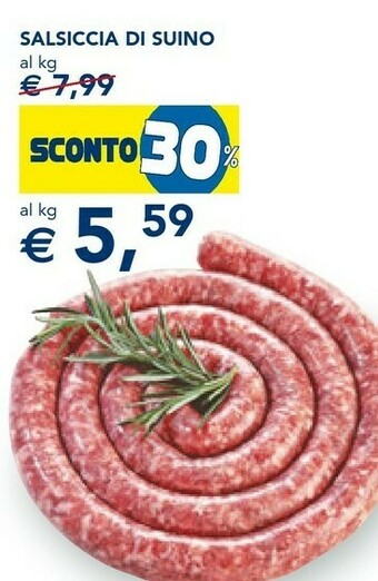 Esselunga Salsiccia Di Suino offerta