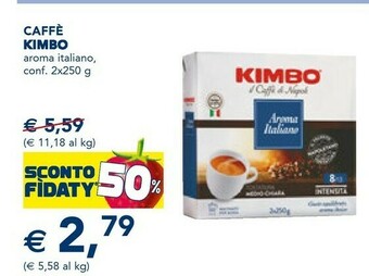 Esselunga Kimbo Caffè Aroma Italiano 250 G(ml) offerta