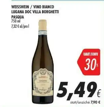 Coop Villa Borghetti Pasqua Lugana Vino Bianco 750 Ml offerta