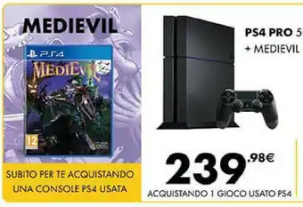 Sony PS4 Pro 500GB + Medievil