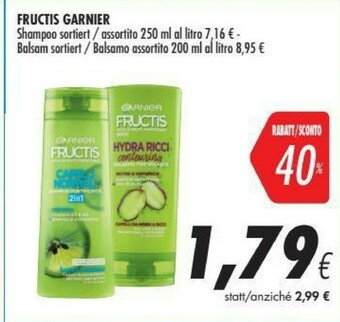 Coop Garnier Shampoo offerta