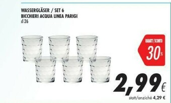 Coop Bicchieri offerta