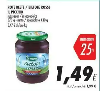 Coop Il picchio Verdure offerta