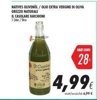 Coop Farchioni Olio extravergine di oliva offerta