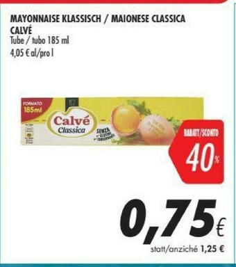 Coop Calvè Maionese offerta