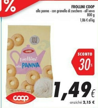 Coop Frollini offerta