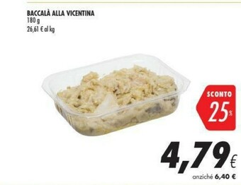Coop Baccalà offerta
