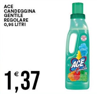 Premium Cash&Carry ACE CANDEGGINA GENTILE REGOLARE 0,95 LITRI offerta