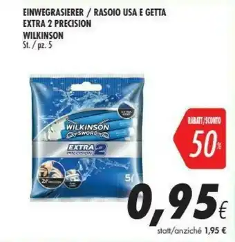 Coop Wilkinson sword Rasoio Usa E Getta Extra 2 Precision offerta