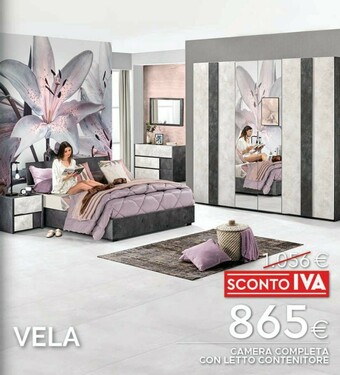 Mondo Convenienza Mondo Convenienza Camera Completa Con Letto Contenitore offerta