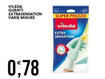 Premium Cash&Carry VILEDA GUANTI EXTRASENSATION VARIE MISURE offerta