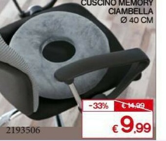 Satur Cuscino Memory Ciambella offerta