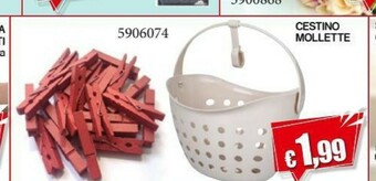 Satur Cestino Mollette offerta