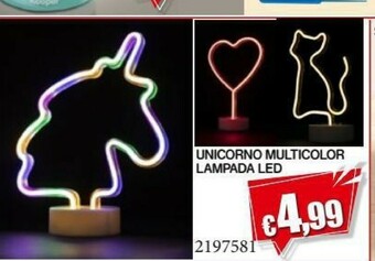 Unicorn Multicolor Lampada LED