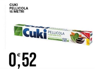 CUKI PELLICOLA 15 METRI