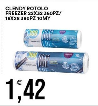 Premium Cash&Carry CLENDY ROTOLO FREEZER 22X32 360PZ/ 18X28 380PZ 10MY offerta