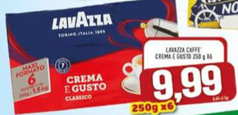 LAVAZZA CAFFE CREMA E GUSTO 250 g X6