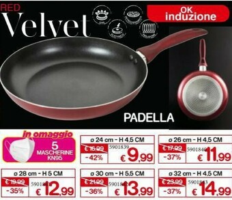 Satur Padella Red Velvet offerta