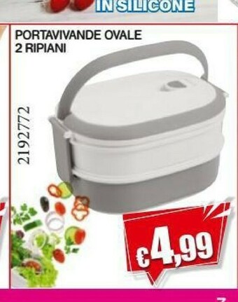 Satur Portavivande Ovale 2 Ripiani 2192772 offerta