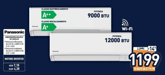 Unieuro Panasonic Condizionatori offerta