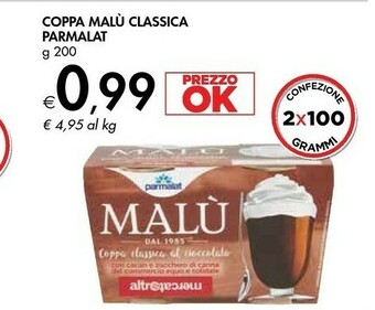 Bennet Parmalat Coppa Malu Classica offerta