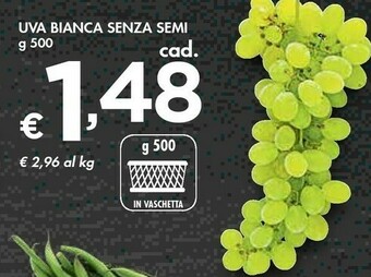 Bennet Uva Bianca Senza Semi offerta