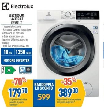 FreeShop ELECTROLUX LAVATRICE EW6F314T offerta