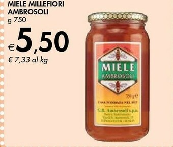 Bennet Ambrosoli Miele Millefiori offerta
