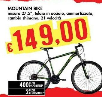 Bennet Mountain Bike Misura 27,5 offerta