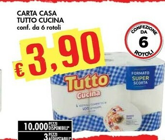 Bennet Tutto Carta Casa Cucina offerta