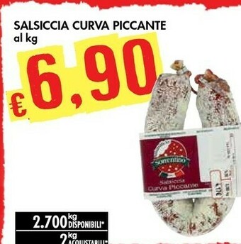Bennet Salsiccia Curva Piccante offerta
